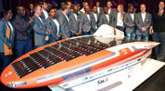 UJ’s new solar powered vehicle, Ilanga II.
